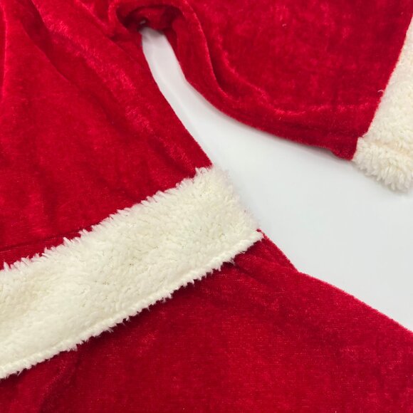 Children's Christmas Santa Claus Costume Set for Girls, Red - Picture 7 of 8